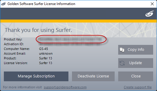 surfer 14 serial key generator